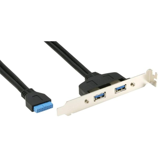 RIITOP 2 puertos USB 3.0 hembra panel trasero a MB 20pin_2