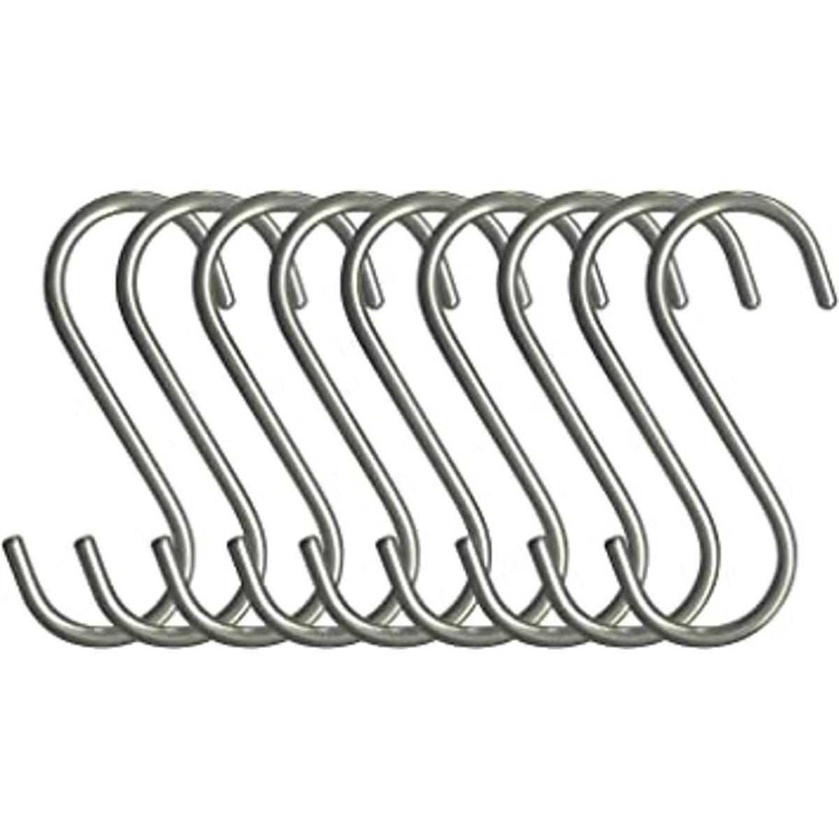 RuiLing Ganchos de acero inoxidable con forma de S para