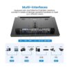 Eyoyo Monitor LCD TFT de 12 pulgadas con entrada AV HDMI_3