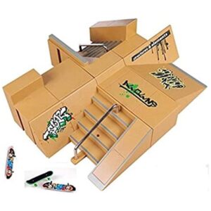 Set de pista de patinaje Kidsdream 8 piezas partes de_1