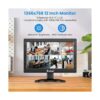 Eyoyo Monitor LCD TFT de 12 pulgadas con entrada AV HDMI_2