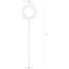 Brightech Lámpara de pie LED Eclipse Los anillos de luz_2