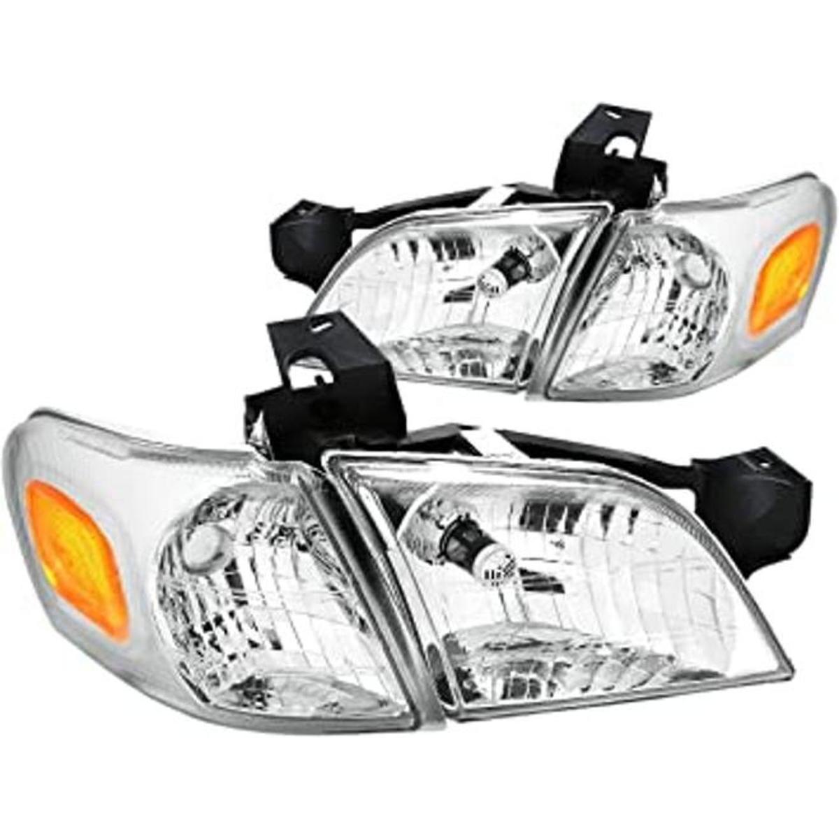 DNA Motoring HLOHCV974PCHAM Faros de repuesto para 9705