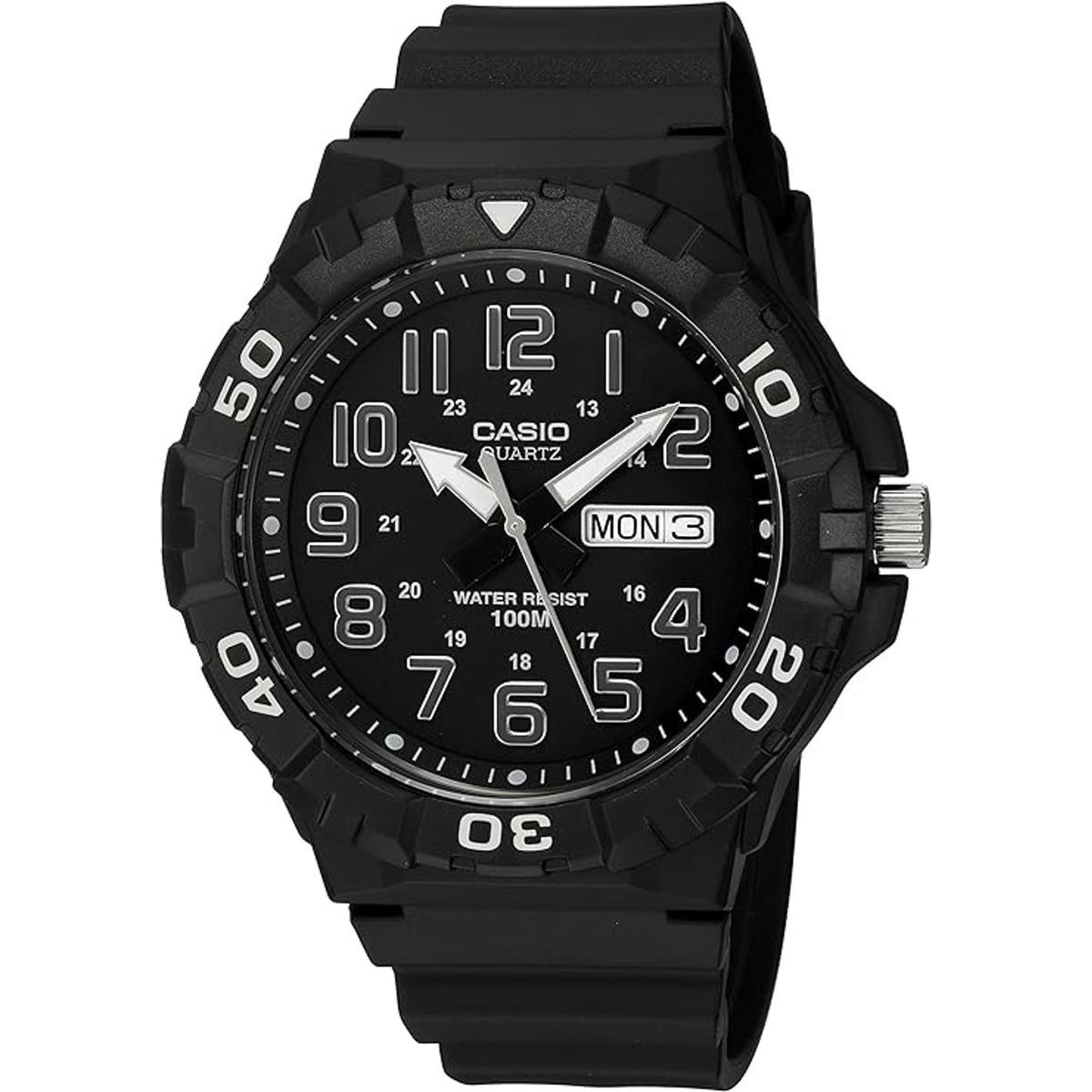 MRW210H1AVCF Reloj de cuarzo negro con pantalla