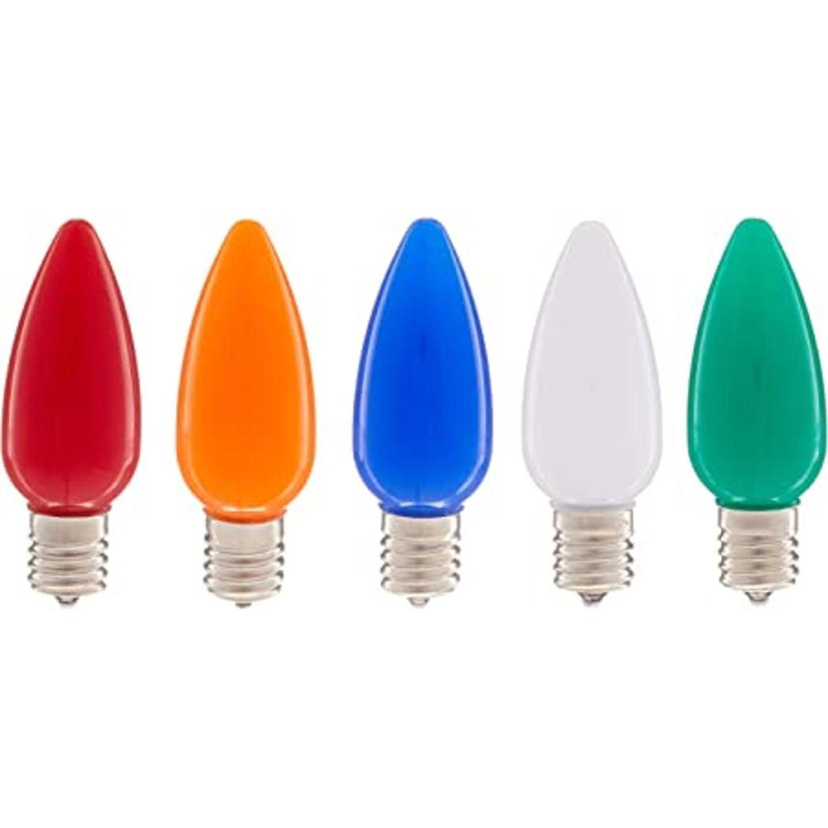Holiday Bright Lights 1 LED C9 SMD Crmc Mlt Bx25 multicolor