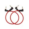 Seadream Paquete de 2 cables de audio estéreo de ángulo_1