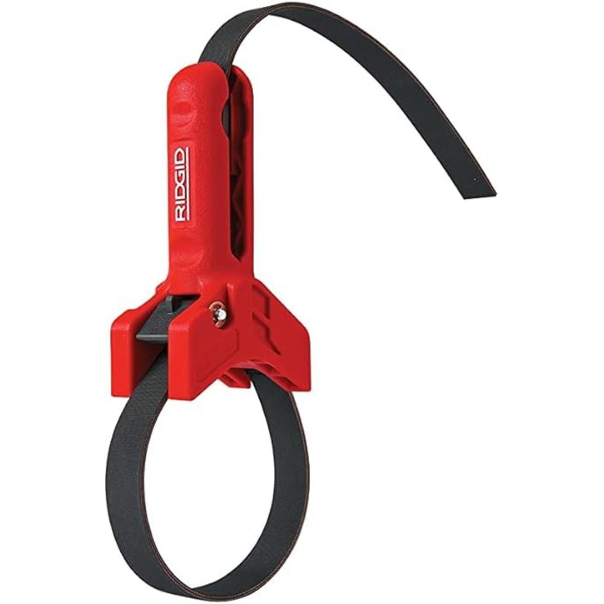 Ridgid STRAPLOCK Manija de tubo color rojo