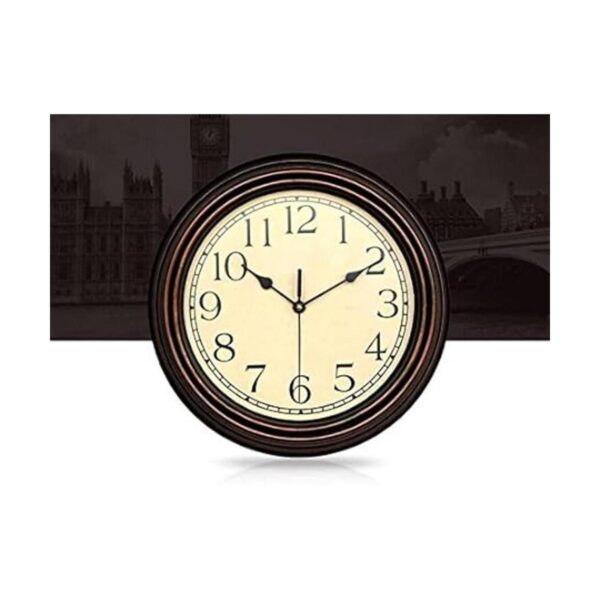 Bekith Reloj clásico redondo de 12 pulgadas reloj de_2