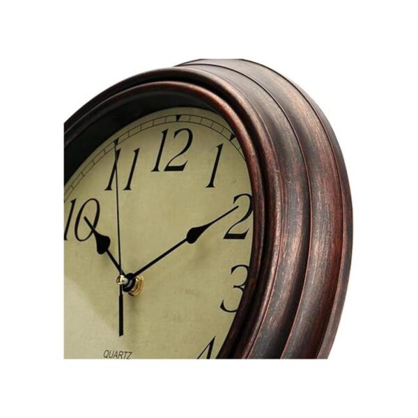 Bekith Reloj clásico redondo de 12 pulgadas reloj de_4