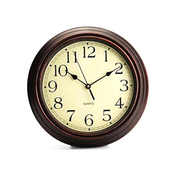 Bekith Reloj clásico redondo de 12 pulgadas reloj de_1