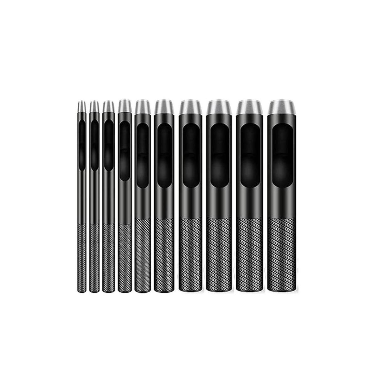 IRISFLY 10 unidades Ronda Acero Craft sacabocados de 1 mm