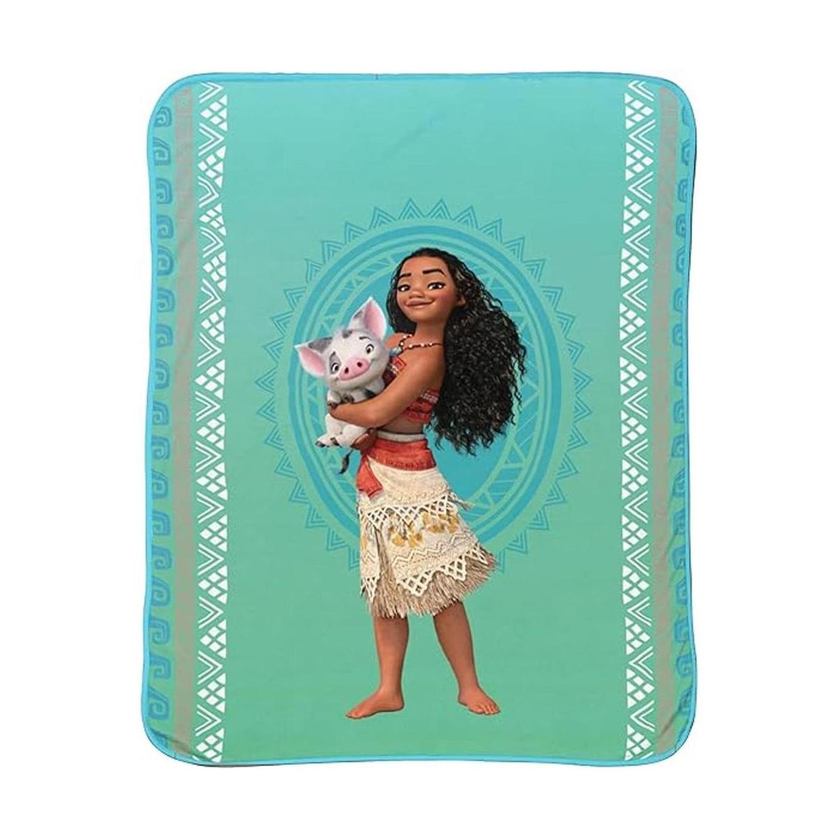 Disney Moana The Wave Manta de felpa de 46 x 60 pulgadas
