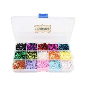 Mezcla de 15 colores con lentejuelas para decoración de_1