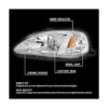DNA Motoring HLOHHC99CHAM Faros delanteros de repuesto_2