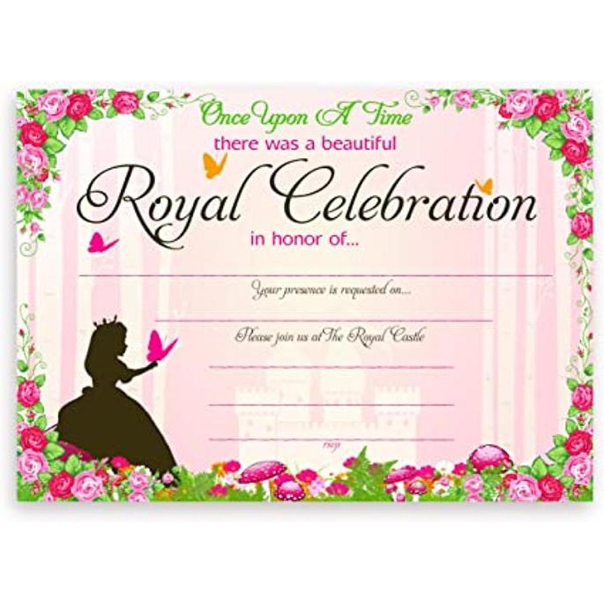 Princesa Cuento de Hadas invitaciones a fiesta 10