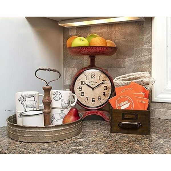 Creative Coop DA6875 Bandeja redonda de madera decorativa_2