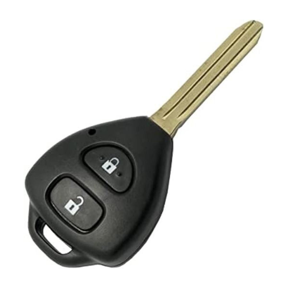 Funda de repuesto para llavero de 2 botones para Toyota