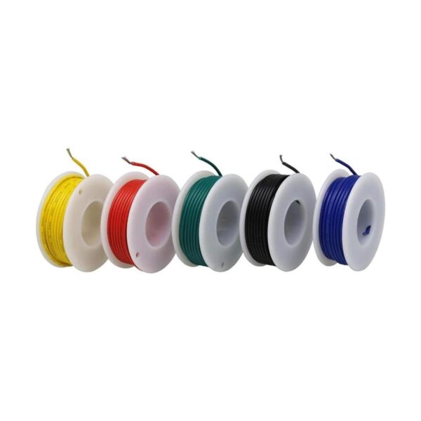 Striveday Cable eléctrico flexible de 22 AWG de calibre_5