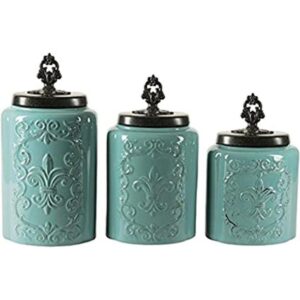 American Atelier Blue Antique Set de 3 botes_1