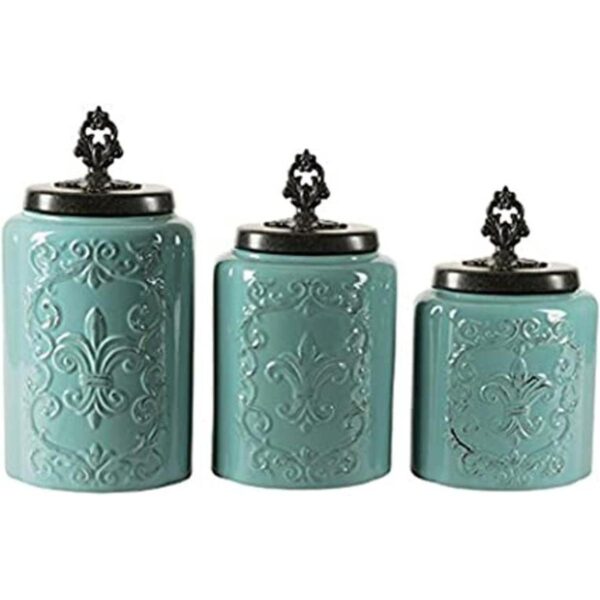 American Atelier Blue Antique Set de 3 botes_1