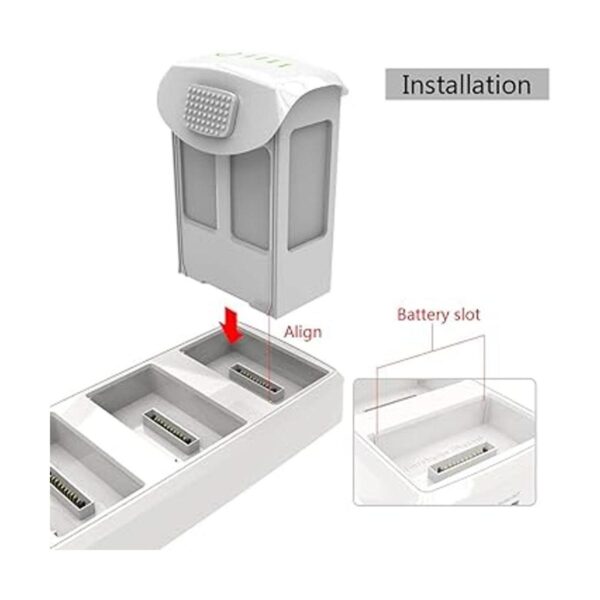 Smatree Hub de carga de batería compatible para DJI_2