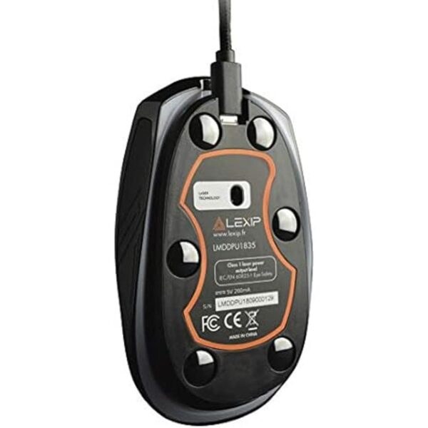 Ratón para juegos Lexip Pu94Ratón 3D con cable y RGB