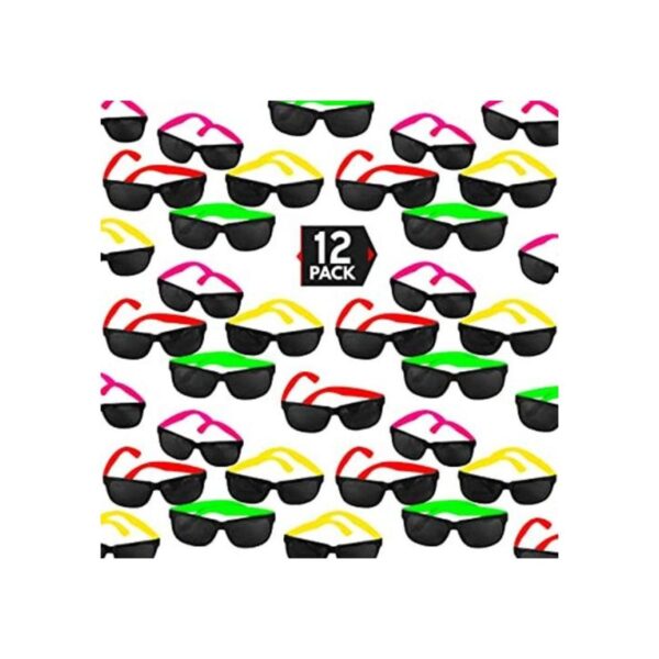 Lentes de sol para fiestas estilo de los 80s de colores_1