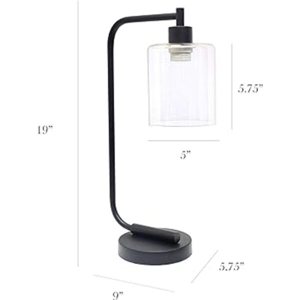 Simple Designs LD1036BLK lámpara de escritorio de_5
