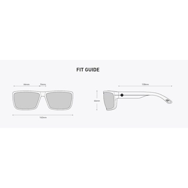 Spy Optic Rocky Gafas de sol de color negro mate suave_6