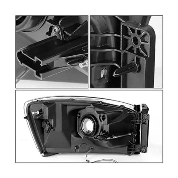 DNA Motoring HLLBDR06CHAM Faros delanteros de color ámbar_4