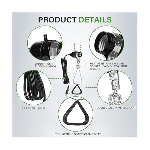 Simple Deluxe HiWkltClampsocket 1Pack E26 Socket de