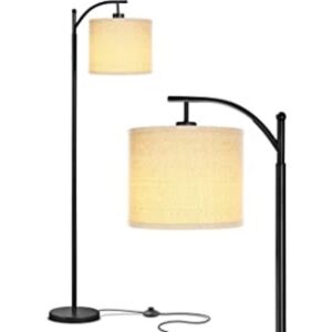 Brightech lámpara de pie LED cabo negro brilloso con_1