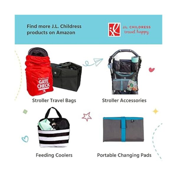 J.L. Childress Bolsa de viaje Booster GoGo para asientos