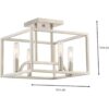 Designers Fountain Uptown 88411SP Lámpara de techo_3