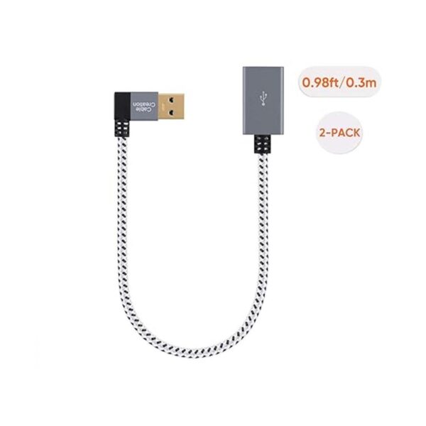 CableCreation Paquete de 2 cables de extensión USB 3.0_5