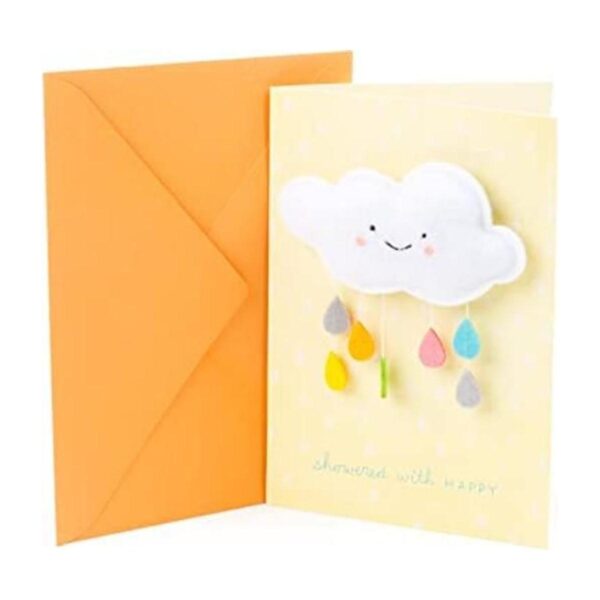 Hallmark Tarjeta de felicitación para bebé nube feliz_1
