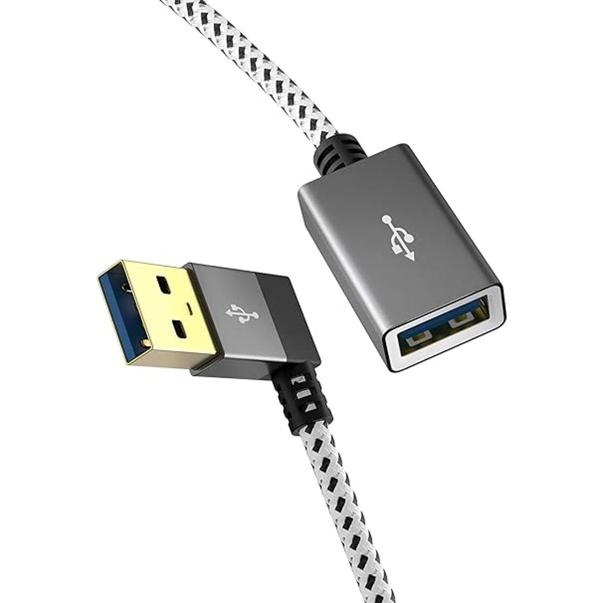 Cable de extensión USB 3.0 de 1 pie cable extensor USB