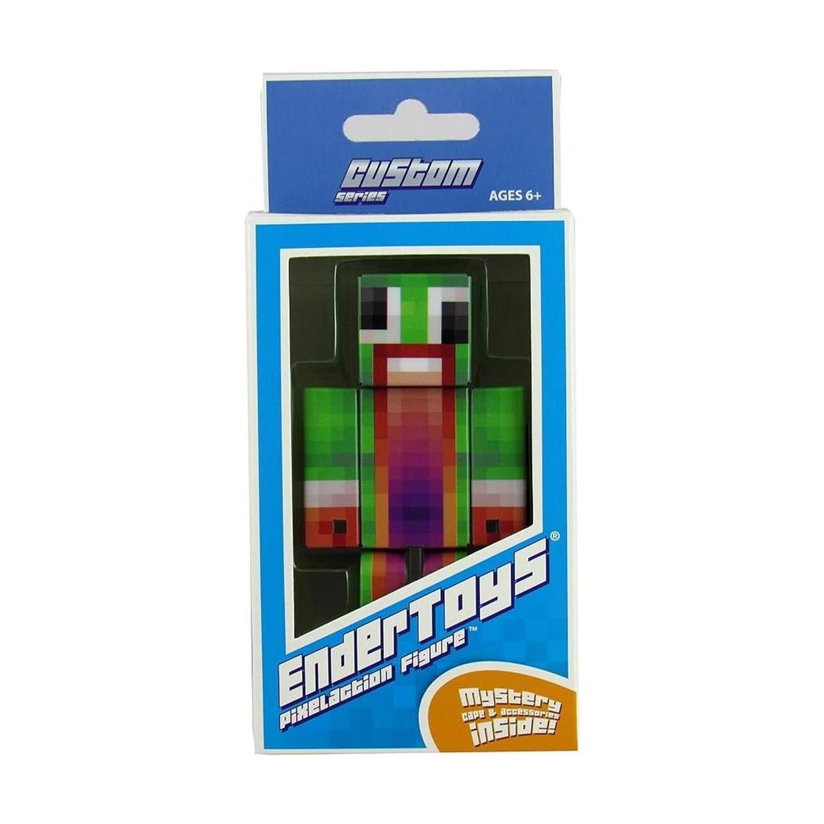 EnderToys Figura de acción de chico de boca grande verde
