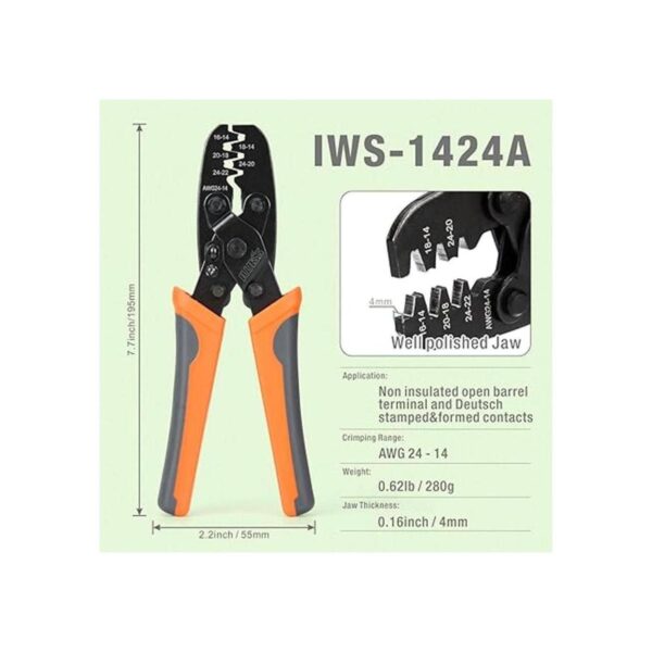 IWISS Herramienta de crimpado de terminal de barril_2