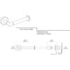 Gatco 4643 Glam Soporte individual para papel higiénico_3