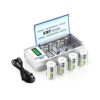 EBL baterías recargables D Cells 10000mAh 4 unidades_1