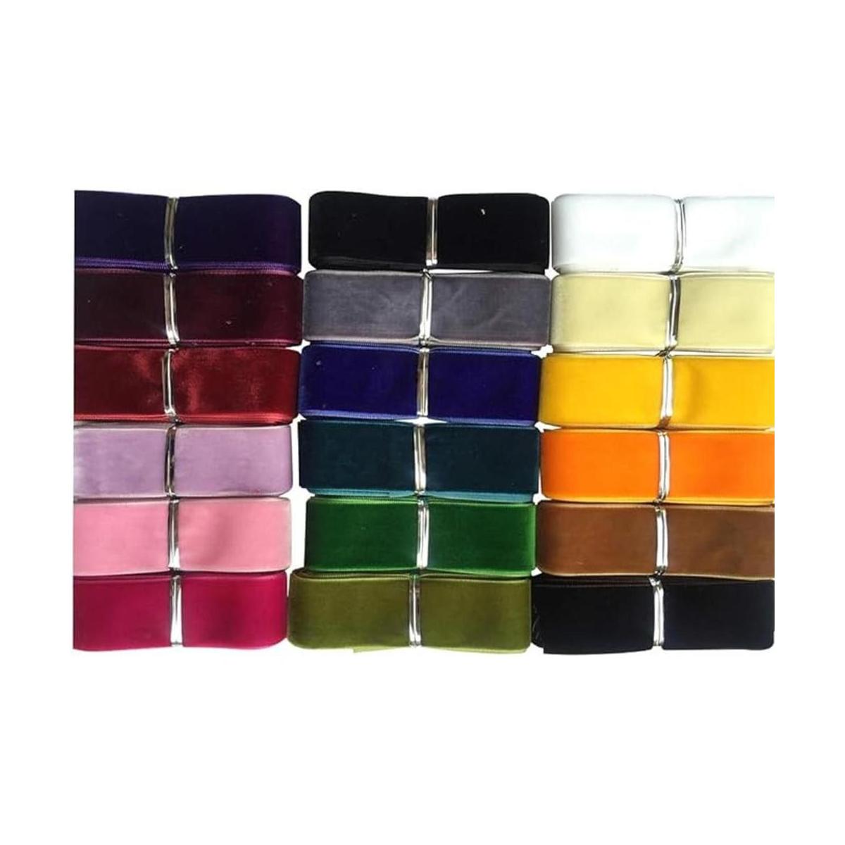 Chenkou Craft Cinta de terciopelo de 20 yardas de 1
