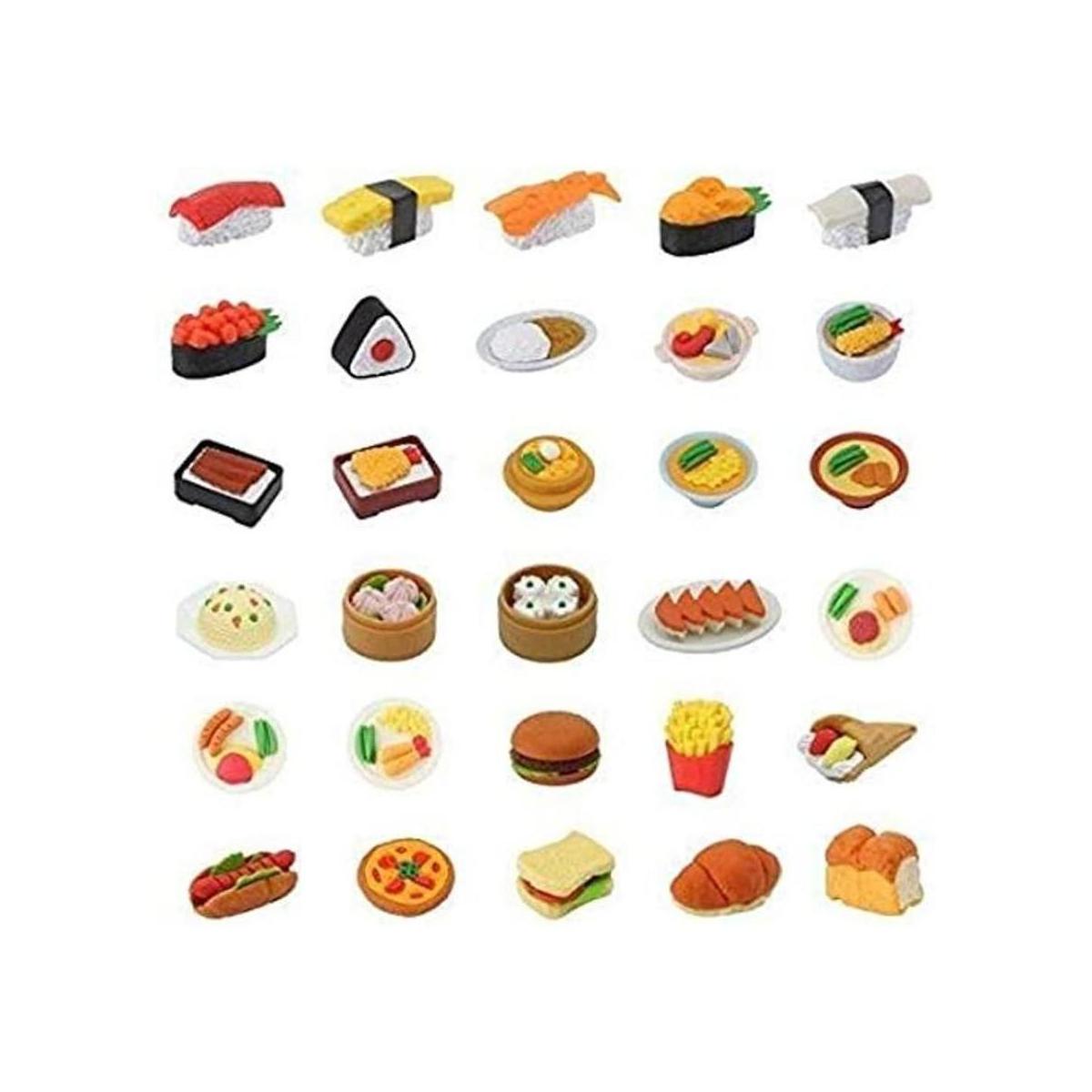 Japoneses Iwako Borrador 30 Piezas de panadería japonés