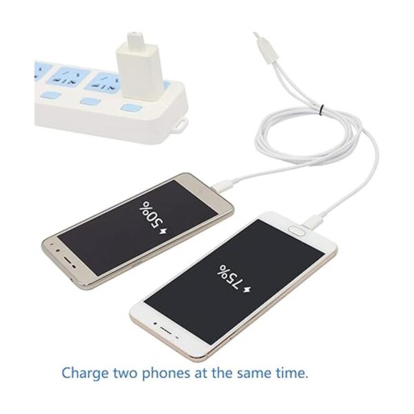 CERRXIAN 3Ft USB 2.0 tipo A macho a 2 Micro USB macho_5