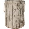 Elegante cesta de lavandería cilíndrica estilo árbol_1