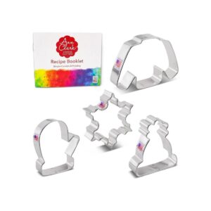 Ann Clark Cookie Cutters Juego de 4 piezas de cortador de