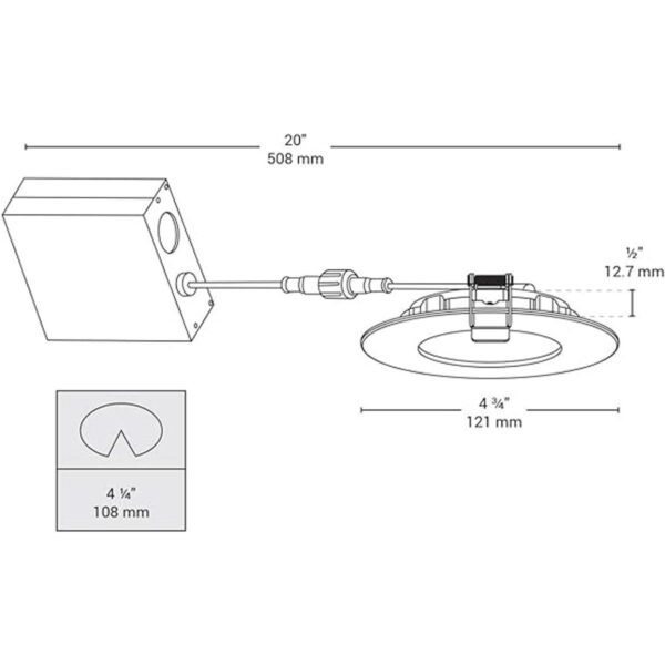 BAZZ Slim Disk Lámpara empotrable LED integrada de 4_4