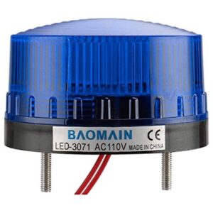 Baomain Ronda de señal Luz de aviso parpadeante led3071 AC_1