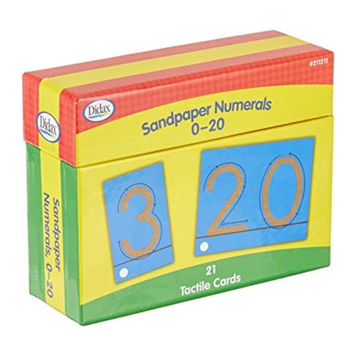 Didax Educational Resources números de papel de lija 020