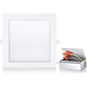 Gianor Luz empotrada cuadrada ultrafina de 8 pulgadas de_1